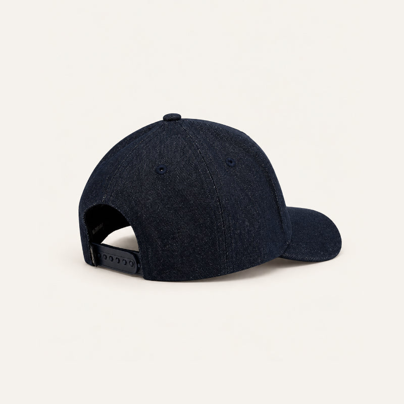 Denim Cap — Dark Indigo
