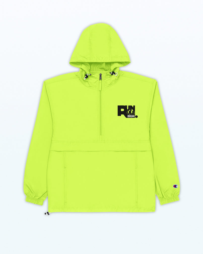 guys light weight rain running jacket lime #color_lime yellow