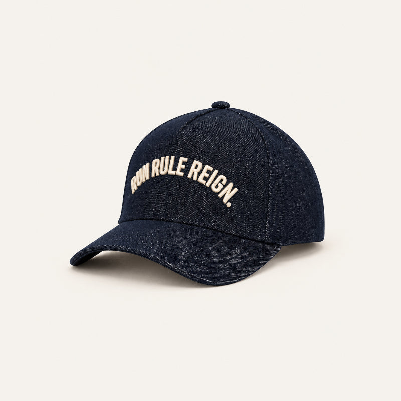 Denim Cap — Dark Indigo