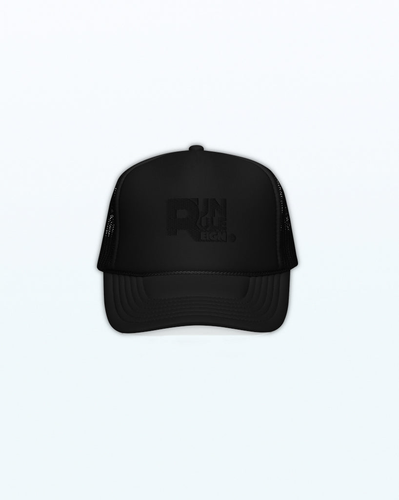 Foam trucker hat men #color_black