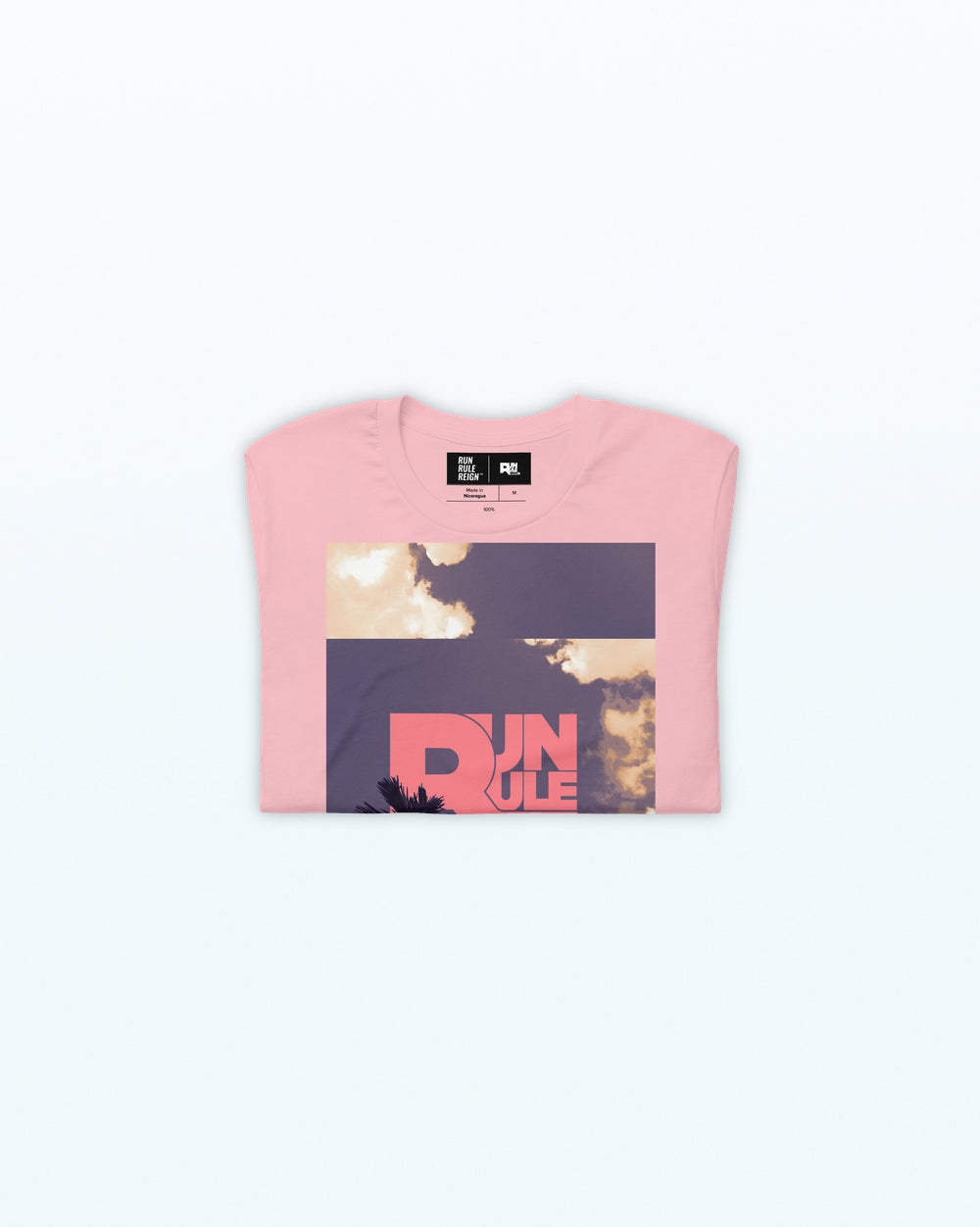 Men athleisure pink tee #color_pink
