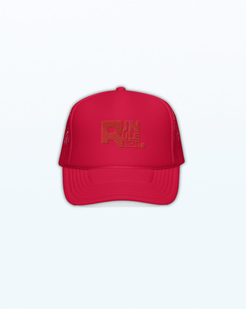 Activewear trucker hat red men #color_red