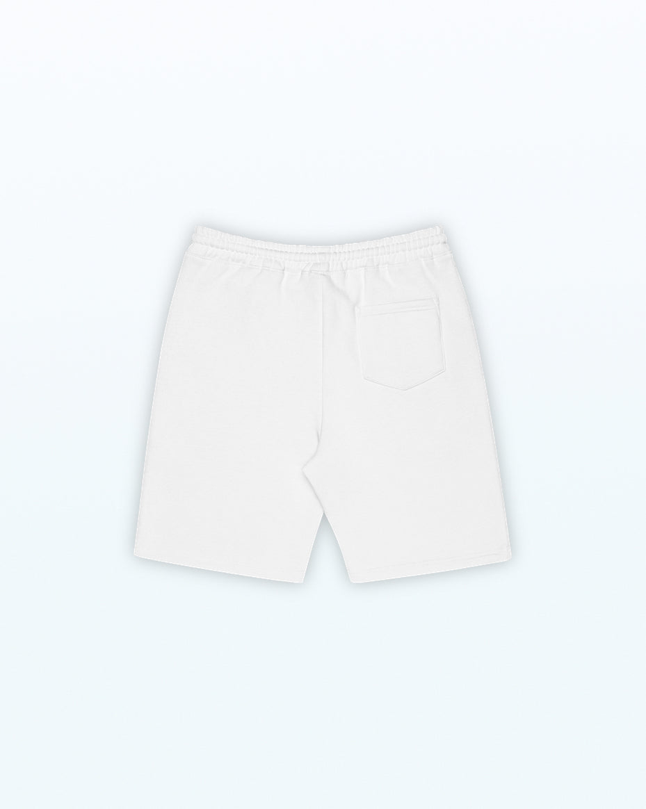 men casual white shorts fleece #color_white