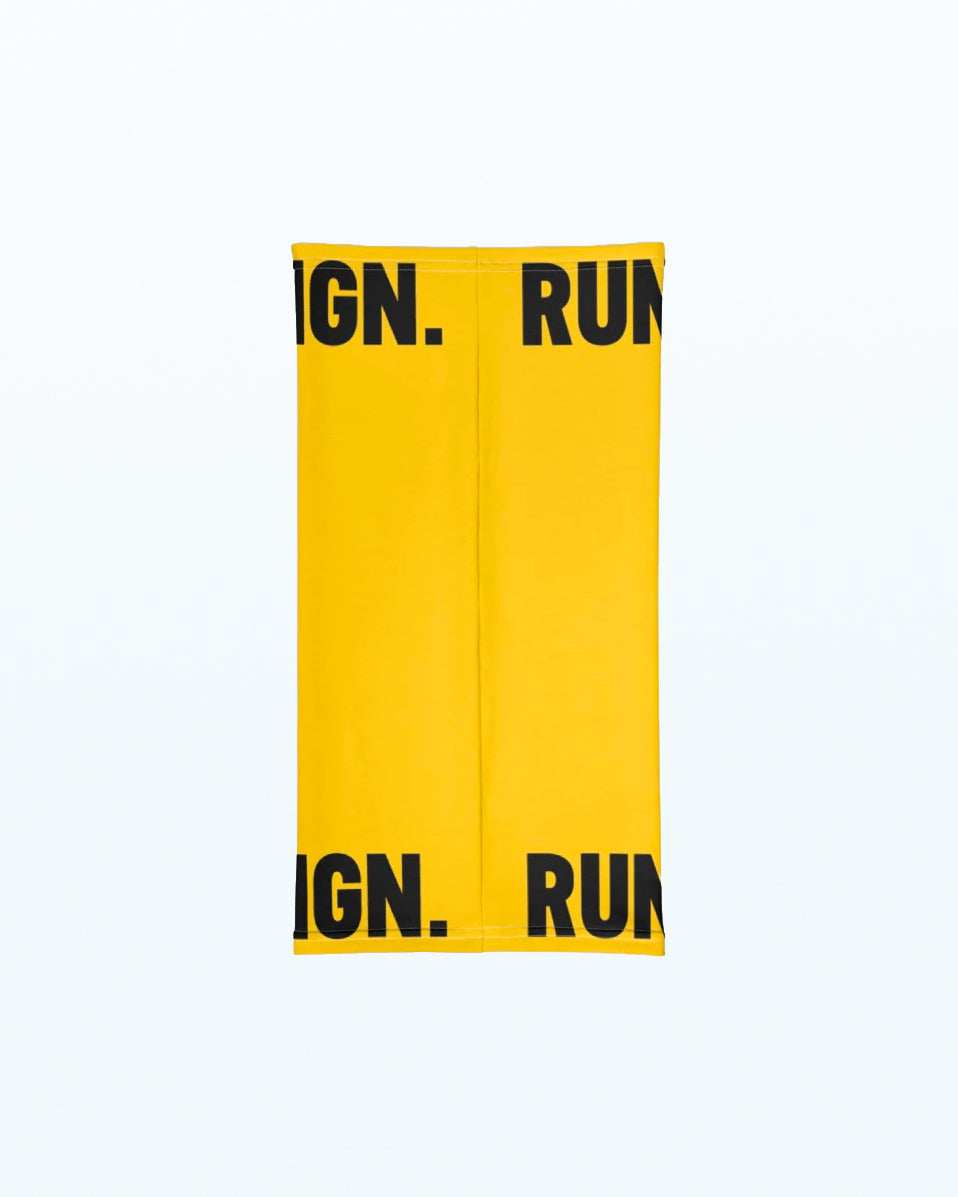 athletic neck running gaiter #color_yellow