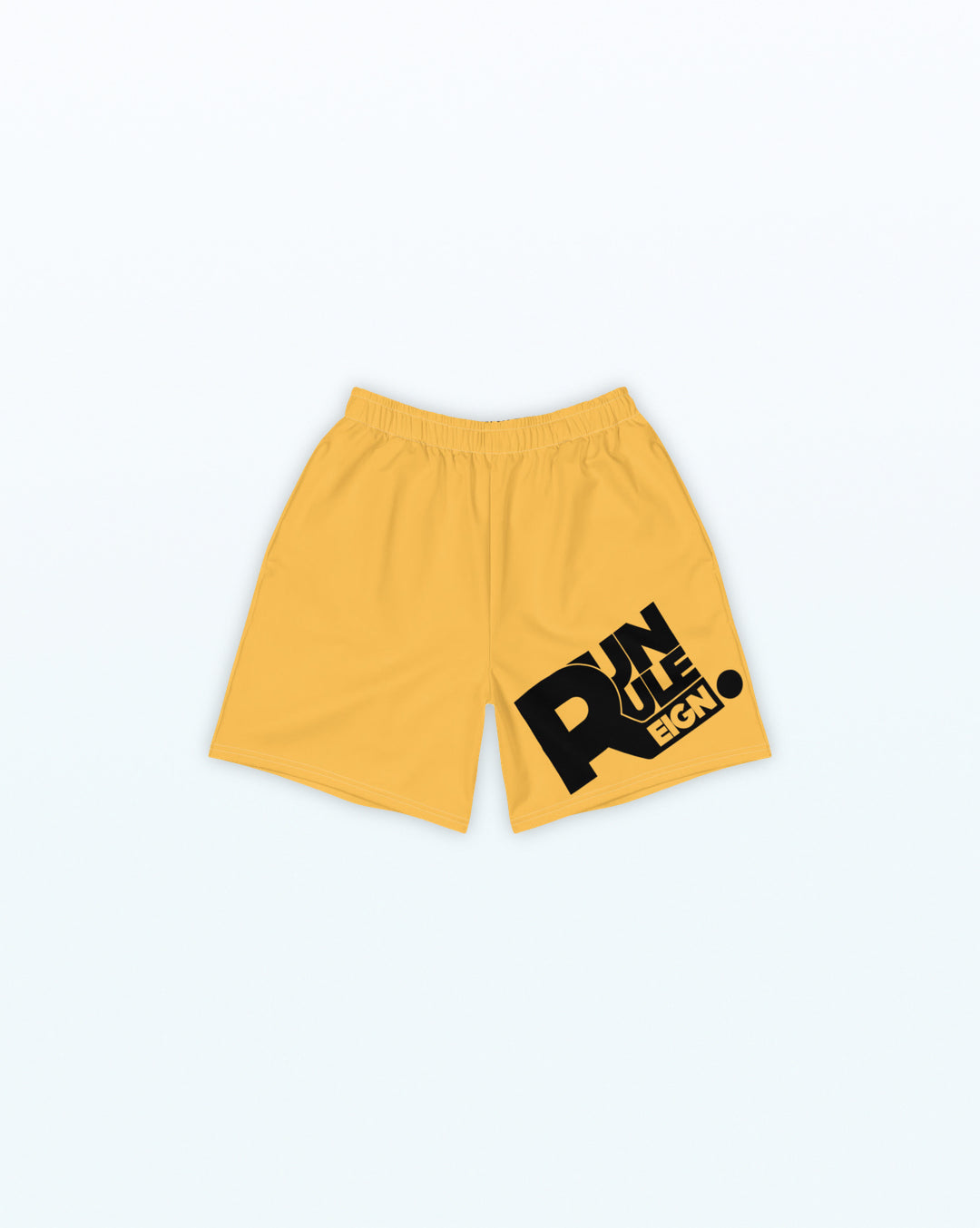 yellow activewear gym shorts #color_yellow