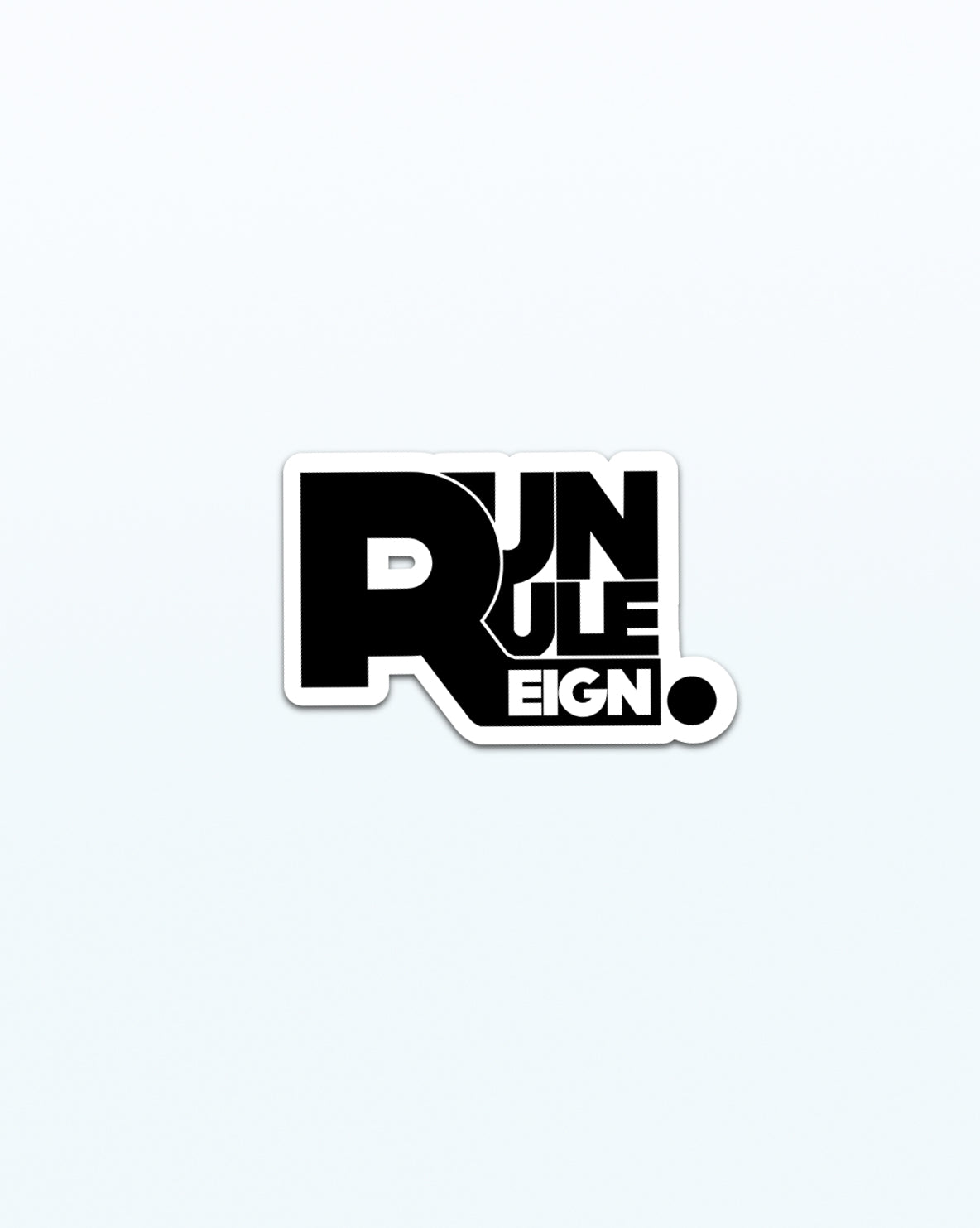RUN RULE REIGN™ Emblem Sticker